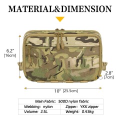 Molle detachable pistol chest bag with built-in phone pocket, chest hanging waist bag, concealed gun carrying bag,Elapid Tactical,Molle detachable pistol chest bag with built-in phone pocket, chest hanging waist bag, concealed gun carrying bag