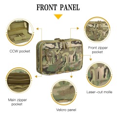 Molle detachable pistol chest bag with built-in phone pocket, chest hanging waist bag, concealed gun carrying bag,Elapid Tactical,Molle detachable pistol chest bag with built-in phone pocket, chest hanging waist bag, concealed gun carrying bag