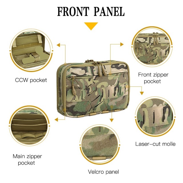 Molle detachable pistol chest bag with built-in phone pocket, chest hanging waist bag, concealed gun carrying bag,Elapid Tactical,Molle detachable pistol chest bag with built-in phone pocket, chest hanging waist bag, concealed gun carrying bag