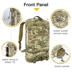 500D Nylon Tactical Backpack Mollle Camouflage First Aid Kit with Ribbon Buckle Connection Tactical vest customized version,Elapid Tactical,500D Nylon Mollle Camouflage First Aid Kit with Ribbon Buckle Connection Tactical vest