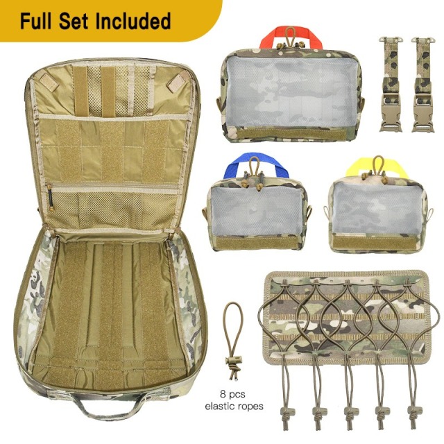 500D Nylon Tactical Backpack Mollle Camouflage First Aid Kit with Ribbon Buckle Connection Tactical vest customized version,Elapid Tactical,500D Nylon Mollle Camouflage First Aid Kit with Ribbon Buckle Connection Tactical vest