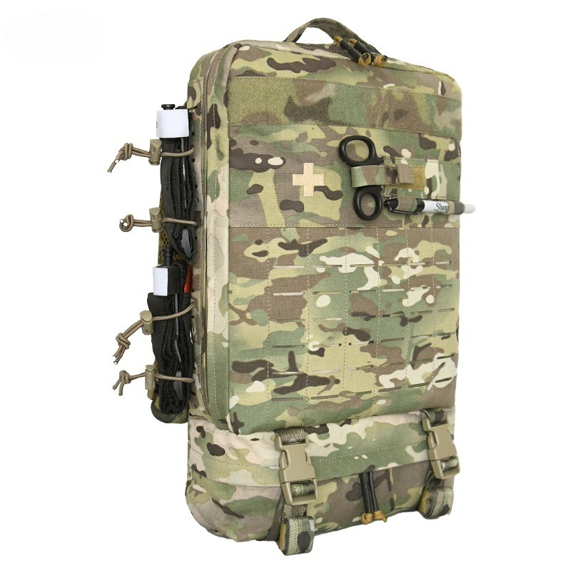 500D Nylon Tactical Backpack Mollle Camouflage First Aid Kit with Ribbon Buckle Connection Tactical vest customized version,Elapid Tactical,500D Nylon Mollle Camouflage First Aid Kit with Ribbon Buckle Connection Tactical vest