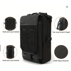 EDC Pouch Scratch Resistant Nylon Mobile Phone Bag Small Tool Bag Tactical Waist Pack For Trekking Biking,Elapid Tactical,Edc Belt Pouch Scratch Resistant Nylon Mobile Phone Bag Small Tool Bag Tactical Tactical Waist Pack For Trekking Biking