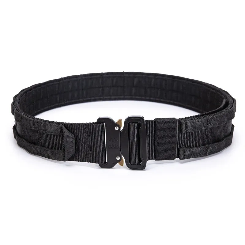 Thickened Tactical Waist Belt 3-Piece Set, CS Outdoor Multifunctional Nylon Quick Release Tactical Belt,Elapid Tactical,Thickened Tactical Waist Belt 3-Piece Set, CS Outdoor Multifunctional Nylon Quick Release Tactical Belt