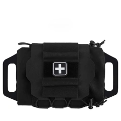 Tactical Medical First Aid Bag Compact Trauma Pouch Camo Style for Hunting Vest Plate Carrier Waist Belt Gear,Elapid Tactical,Compact Trauma Pouch Camo Style  Tactical Medical First Aid Bag for Hunting Vest Plate Carrier Waist Belt Gear