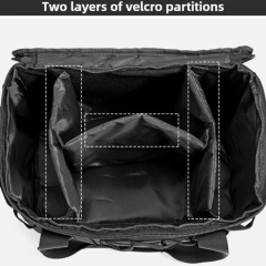 Huoniuniu Outdoor Camping Storage Bag Large Capacity Camouflage Handbag Tear Resistant Tactical Bag for Hiking Hunting Travel