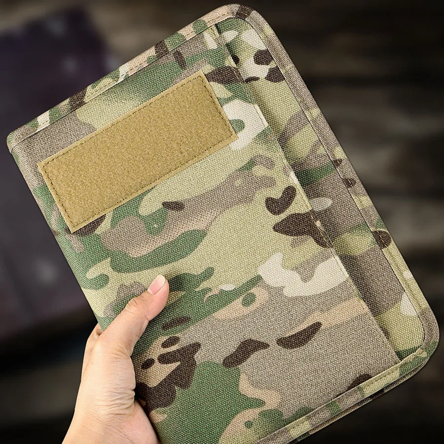 Tactical Stationery Outdoor Tactical Portable Notebook Detachable Loose Leaf A5 Notebook Protective Cover