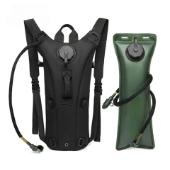Waterproof Tactical Hydration Backpack with 3L Bladder Outdoor Sport Water Bag Backpacks For Running Cycling Tourism and Camping