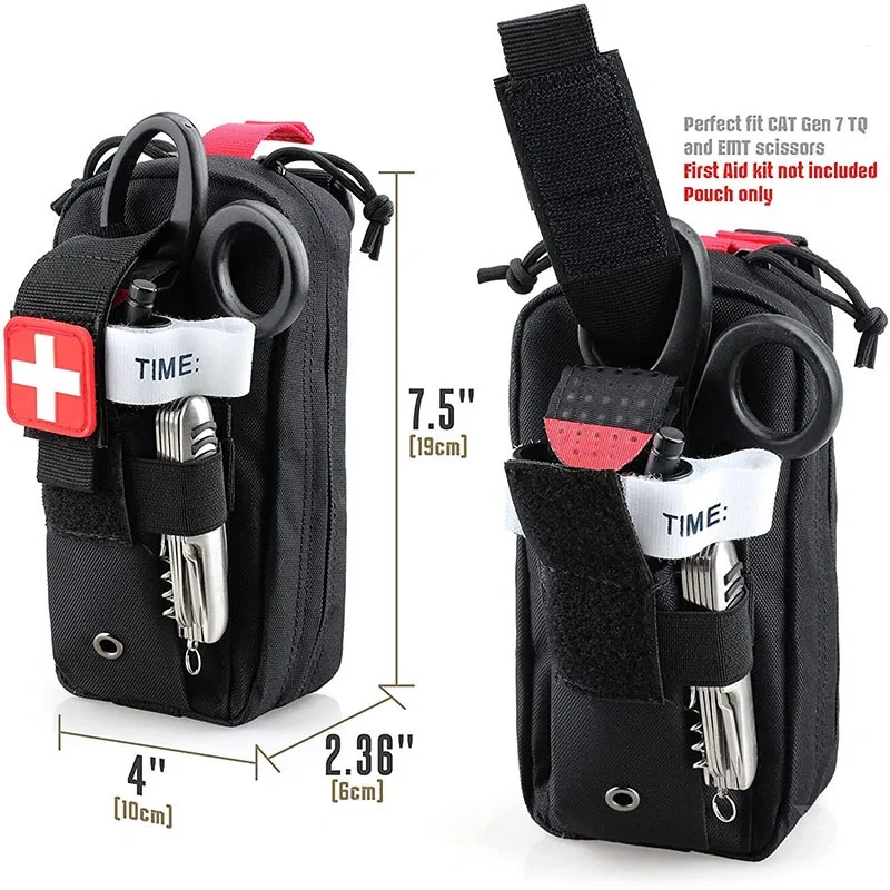 Outdoor Military Tactical First Aid Bag Large Capacity Multifunctional Travel Accessory Bag Tool Storage Pouch