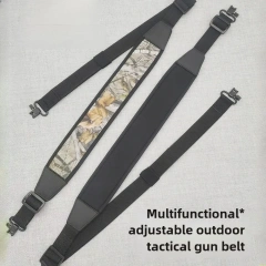 Tactical Nylon Gun Strap Outdoor Adjustable Double Point Shoulder Strap Thickened Wear resistant Anti slip Gun Rope