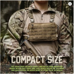 Tactical chest bag backpack chest equipment EDC front bag outdoor reconnaissance toolkit hunting fishing travel Molle vest,Elapid Tactical,Tactical chest bag backpack chest equipment EDC front bag outdoor reconnaissance toolkit hunting fishing travel Molle vest