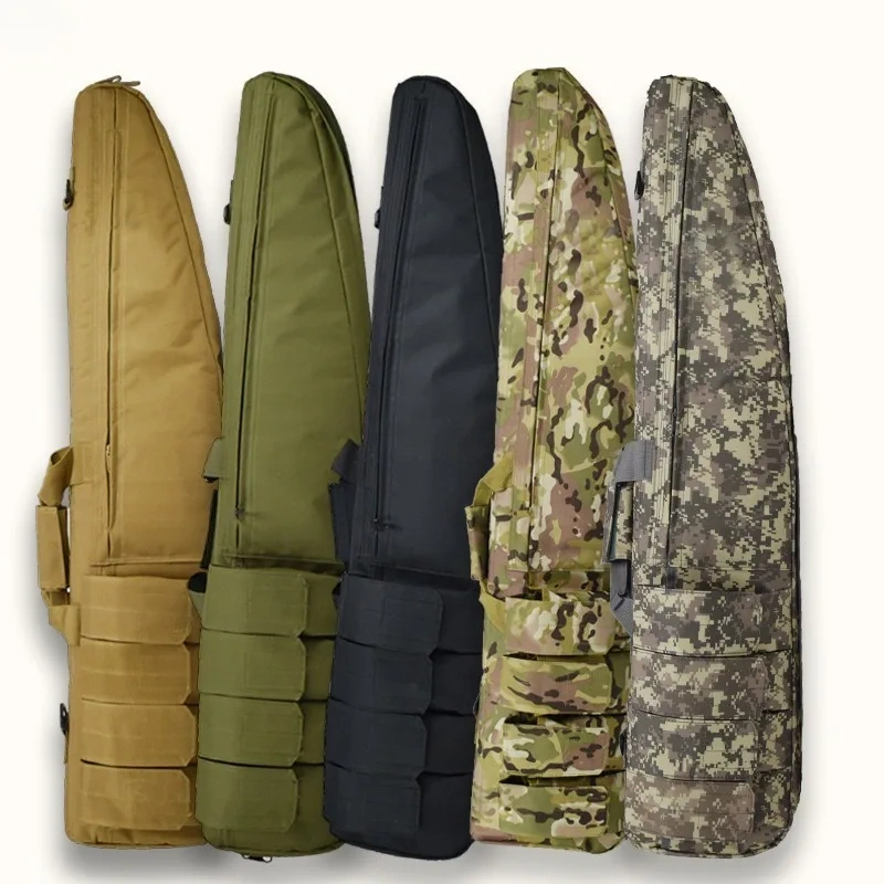 Tactical Waterproof Heavy Duty Gear Long Gun Bag Hunting Holster Shooting Airsoft Accessories Molle Sniper Rifle Scope Gun Case