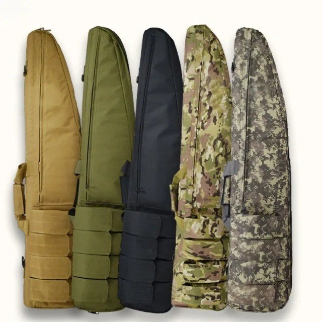 Tactical Waterproof Heavy Duty Gear Long Gun Bag Hunting Holster Shooting Airsoft Accessories Molle Sniper Rifle Scope Gun Case