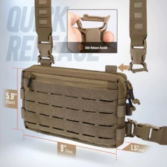 Tactical chest bag backpack chest equipment EDC front bag outdoor reconnaissance toolkit hunting fishing travel Molle vest,Elapid Tactical,Tactical chest bag backpack chest equipment EDC front bag outdoor reconnaissance toolkit hunting fishing travel Molle vest