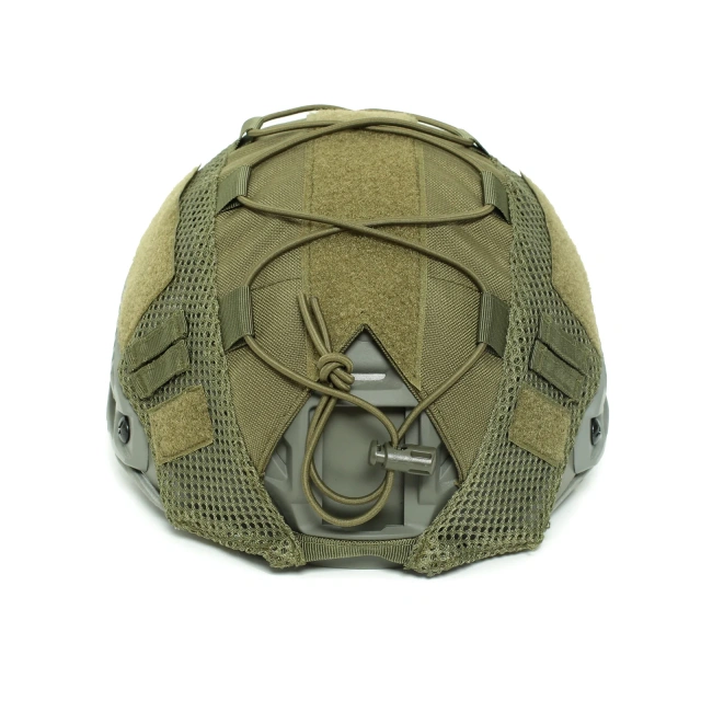 Tactical Helmet Cover Cloth Camo Headwear for Ops-Core Fast Helmets Airsoft Paintball Military Helmet with Elastic Cord