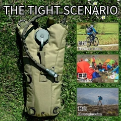 Waterproof Tactical Hydration Backpack with 3L Bladder Outdoor Sport Water Bag Backpacks For Running Cycling Tourism and Camping