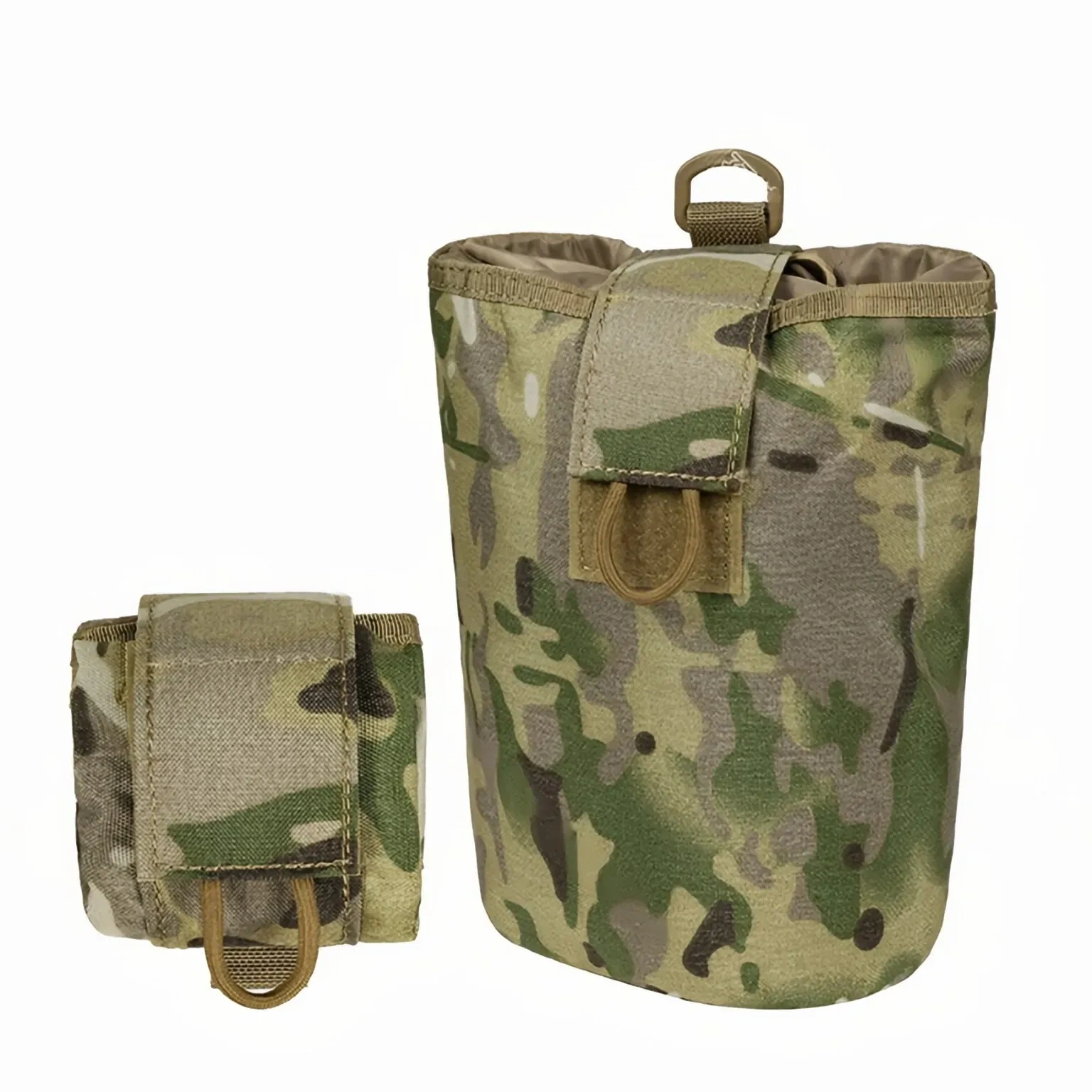 Small Waist Bag Folding Molle Tactical Magazine Dump Drop Pouch Hunting Airsoft Ammo EDC Tool Bag Foldable Utility Recovery