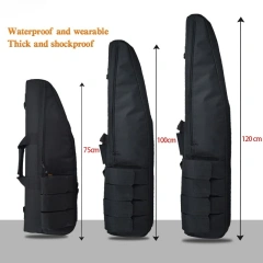 Tactical Waterproof Heavy Duty Gear Long Gun Bag Hunting Holster Shooting Airsoft Accessories Molle Sniper Rifle Scope Gun Case