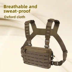 Tactical chest bag backpack chest equipment EDC front bag outdoor reconnaissance toolkit hunting fishing travel Molle vest,Elapid Tactical,Tactical chest bag backpack chest equipment EDC front bag outdoor reconnaissance toolkit hunting fishing travel Molle vest
