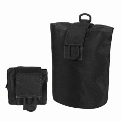 Small Waist Bag Folding Molle Tactical Magazine Dump Drop Pouch Hunting Airsoft Ammo EDC Tool Bag Foldable Utility Recovery