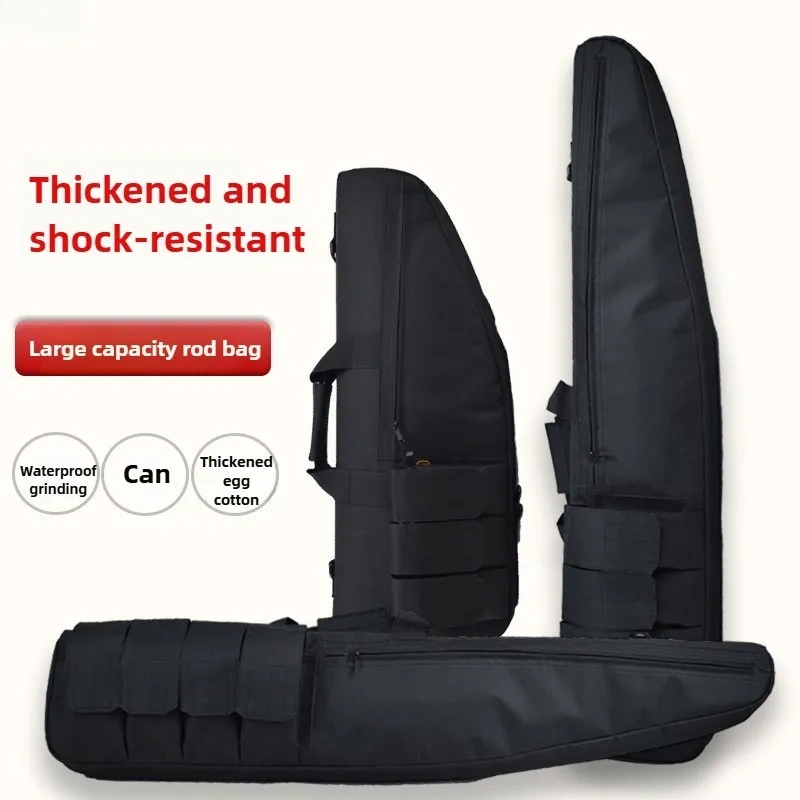 Tactical Waterproof Heavy Duty Gear Long Gun Bag Hunting Holster Shooting Airsoft Accessories Molle Sniper Rifle Scope Gun Case