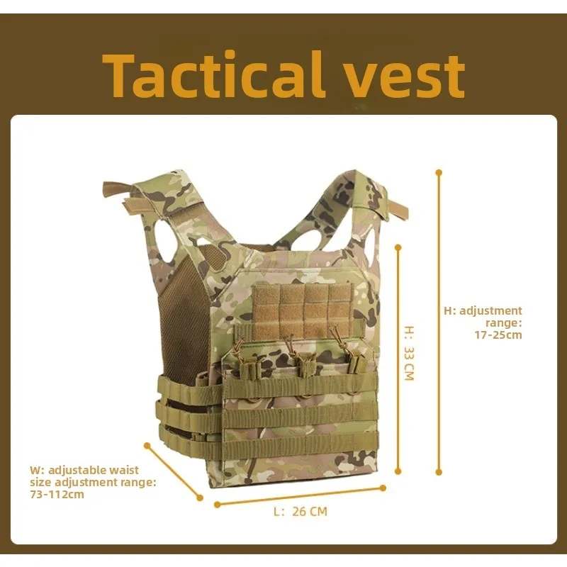Outdoor hunting tactical vest, quick detachable breathable Oxford cloth vest, field army fan training suit, tactical equipment,Elapid Tactical,Outdoor hunting tactical vest, quick detachable breathable Oxford cloth vest, field army fan training suit, tactical equipment