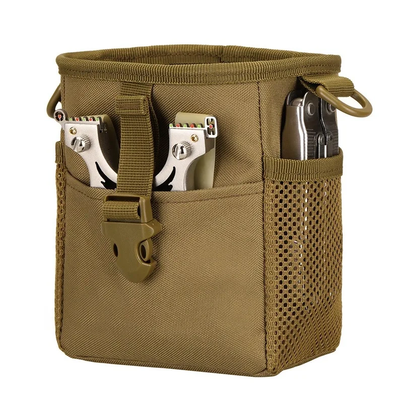 Outdoor sports tactical bag, small hanging bag accessories, portable tactical waist bag, Molle small recycling bag, slingshot