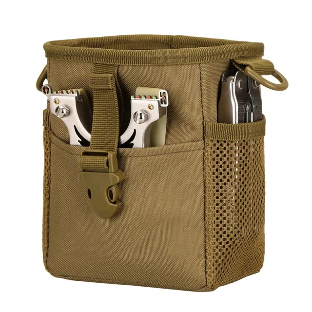Outdoor sports tactical bag, small hanging bag accessories, portable tactical waist bag, Molle small recycling bag, slingshot