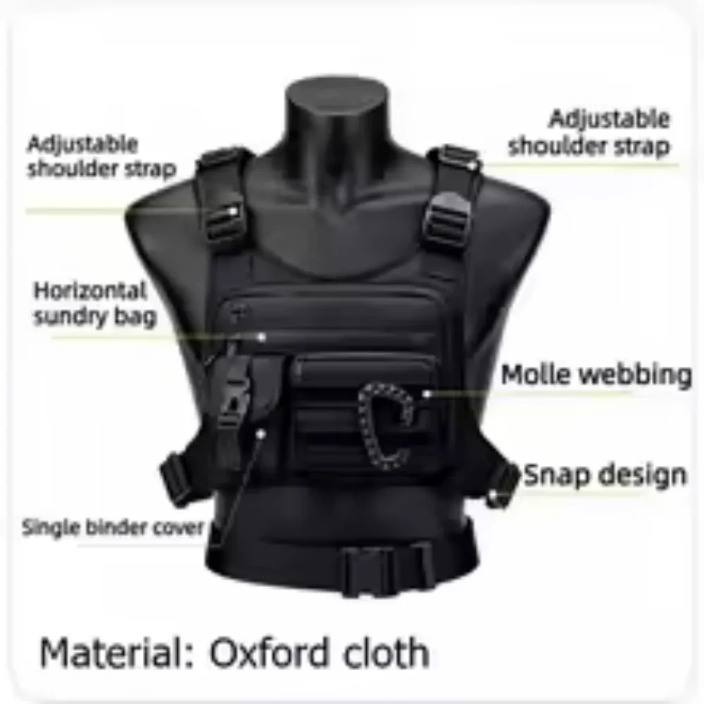 Outdoor Tactical Vest Multi-Functional Waterproof Wear-resistant Vest Backpack Men's Tactical Chest Bag for Hunting,Elapid Tactical,Outdoor Tactical Vest Multi-Functional Waterproof Wear-resistant Vest Backpack Men's Tactical Chest Bag for Hunting
