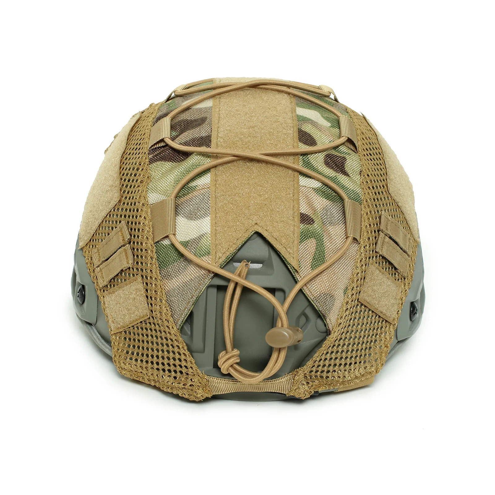 Tactical Helmet Cover Cloth Camo Headwear for Ops-Core Fast Helmets Airsoft Paintball Military Helmet with Elastic Cord