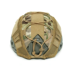 Tactical Helmet Cover Cloth Camo Headwear for Ops-Core Fast Helmets Airsoft Paintball Military Helmet with Elastic Cord