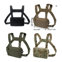 Tactical chest bag backpack chest equipment EDC front bag outdoor reconnaissance toolkit hunting fishing travel Molle vest,Elapid Tactical,Tactical chest bag backpack chest equipment EDC front bag outdoor reconnaissance toolkit hunting fishing travel Molle vest