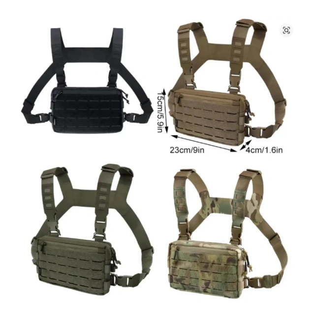 Tactical chest bag backpack chest equipment EDC front bag outdoor reconnaissance toolkit hunting fishing travel Molle vest,Elapid Tactical,Tactical chest bag backpack chest equipment EDC front bag outdoor reconnaissance toolkit hunting fishing travel Molle vest