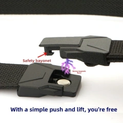3.5cm Magnetic Buckle Elastic Tactical Belt Outdoor Hunting Mountaineering Multi functional Nylon Canvas Woven Pants Belt
