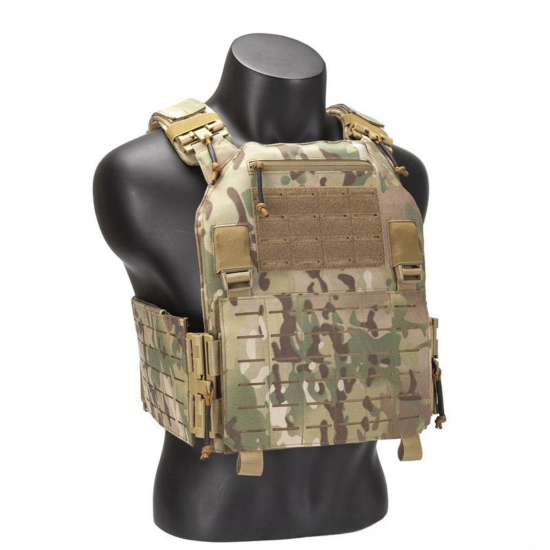 1000D Nylon Buckle Camouflage Vest Outdoor Tactical Vest with Detachable Front and Rear Panels,Elapid Tactical,1000D Nylon Buckle Camouflage Vest Outdoor Tactical Vest with Detachable Front and Rear Panels