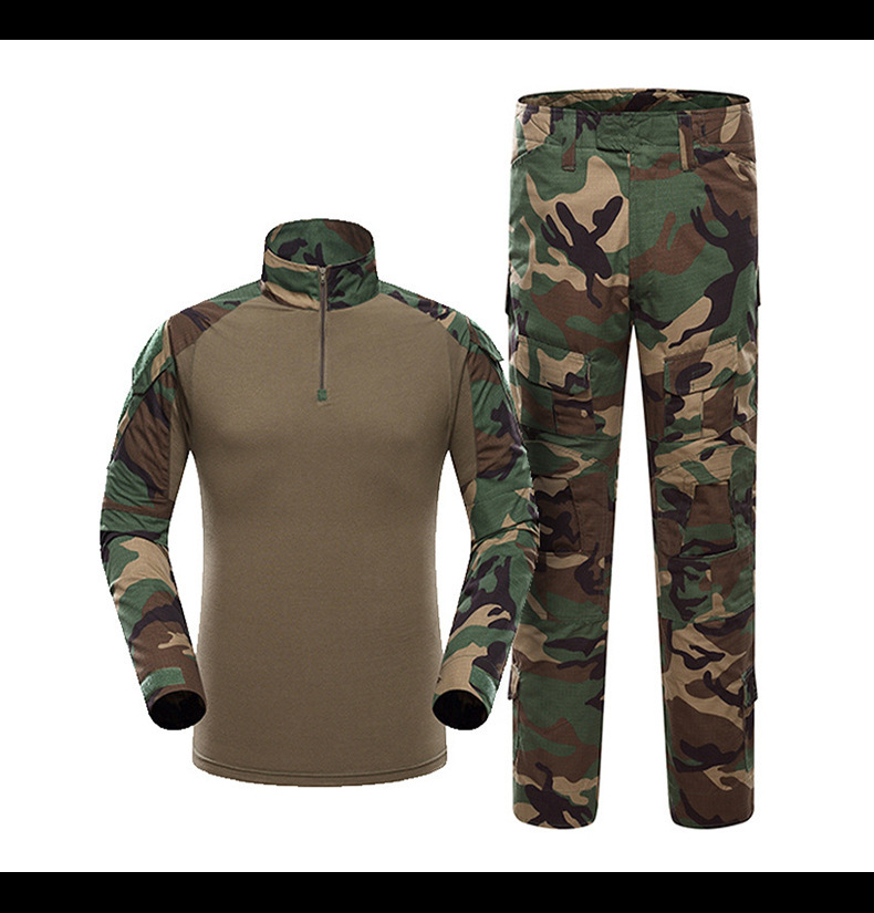 Tactical Camouflage Clothing G2 Frog Suit Men's Long Sleeved American Camouflage Outdoor Training Suit Tactical Suit,Elapid Tactical,Tactical Camouflage Clothing G2 Frog Suit Men's Long Sleeved American Camouflage Outdoor Training Suit Tactical Suit
