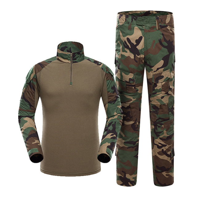Tactical Camouflage Clothing G2 Frog Suit Men's Long Sleeved American Camouflage Outdoor Training Suit Tactical Suit,Elapid Tactical,Tactical Camouflage Clothing G2 Frog Suit Men's Long Sleeved American Camouflage Outdoor Training Suit Tactical Suit