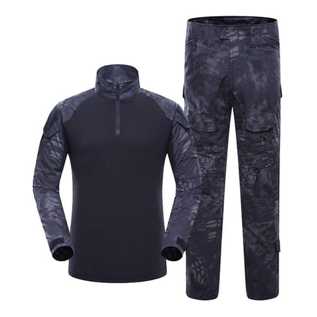 Tactical Camouflage Clothing G2 Frog Suit Men's Long Sleeved American Camouflage Outdoor Training Suit Tactical Suit,Elapid Tactical,Tactical Camouflage Clothing G2 Frog Suit Men's Long Sleeved American Camouflage Outdoor Training Suit Tactical Suit