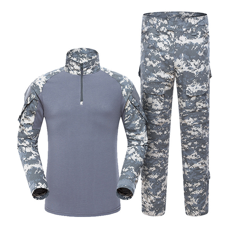 Tactical Camouflage Clothing G2 Frog Suit Men's Long Sleeved American Camouflage Outdoor Training Suit Tactical Suit,Elapid Tactical,Tactical Camouflage Clothing G2 Frog Suit Men's Long Sleeved American Camouflage Outdoor Training Suit Tactical Suit