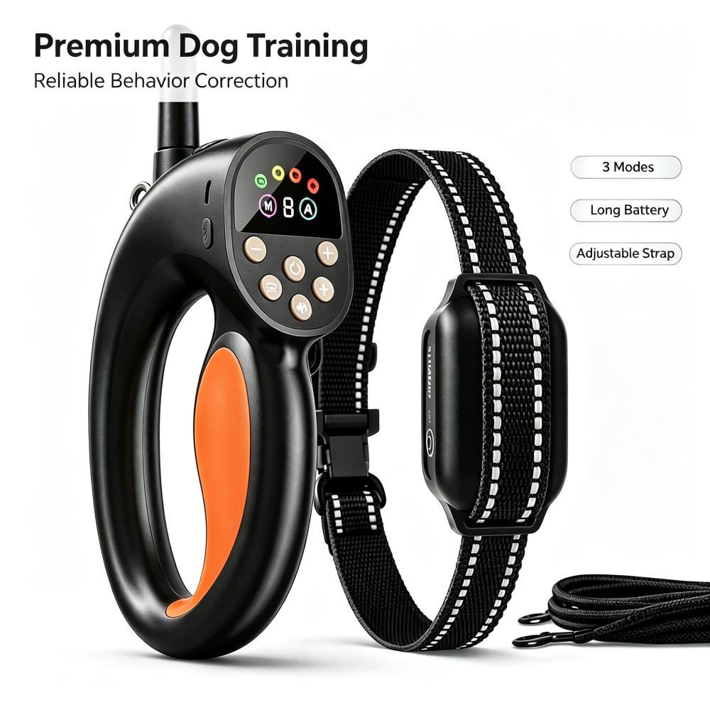 Multifunctional Waterproof Electric Dog Training Leash Collar Set
