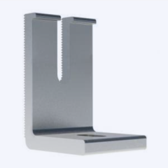 IronRidge Slotted L-Foot Mill Finish LFT-03-M1