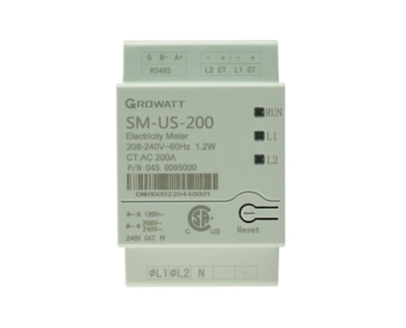Growatt SM-US-200 Smart Meter with 2x 200A CTs