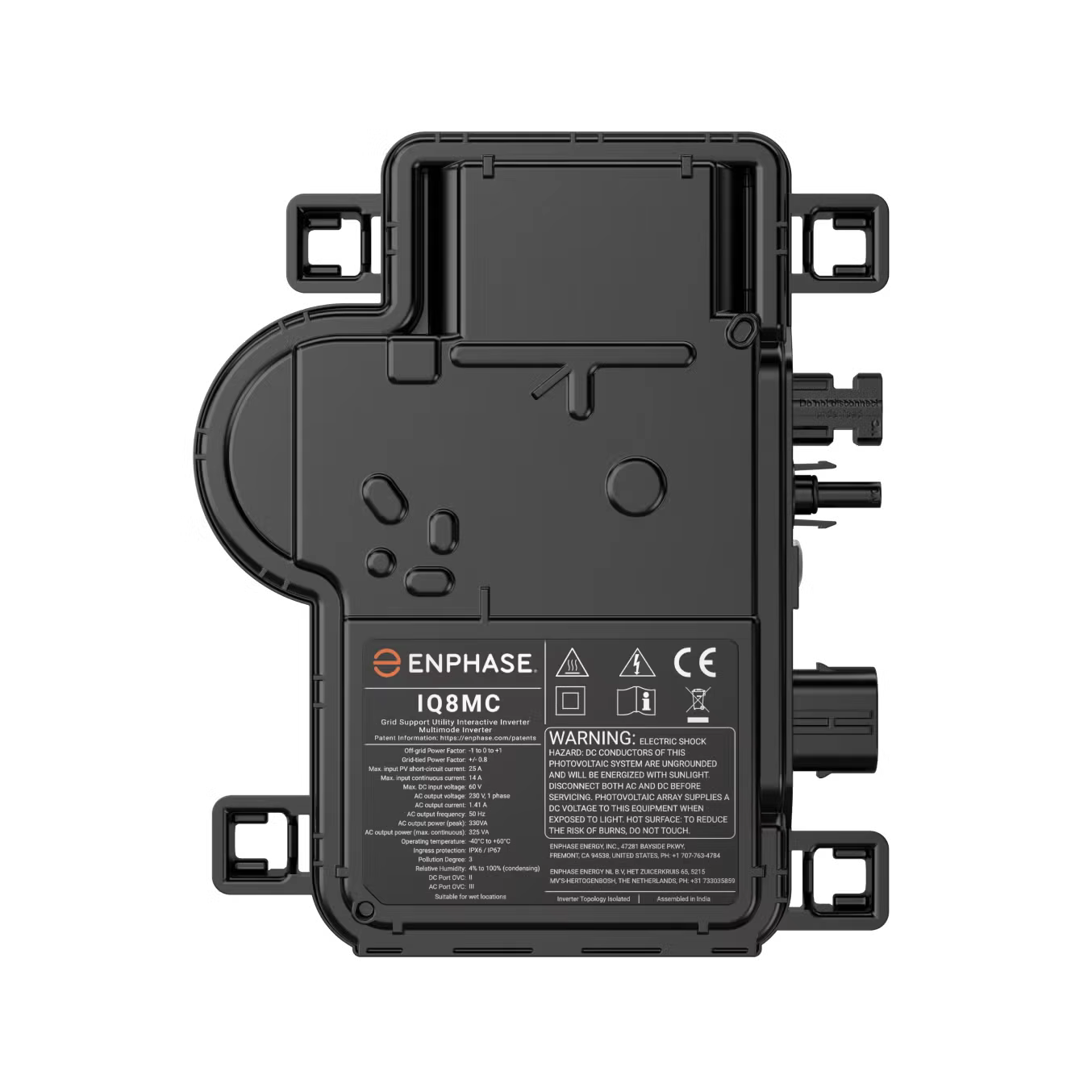 Enphase IQ8MC Microinverter | 330VA Peak Power | Grid-Forming Technology | 25-Year Warranty