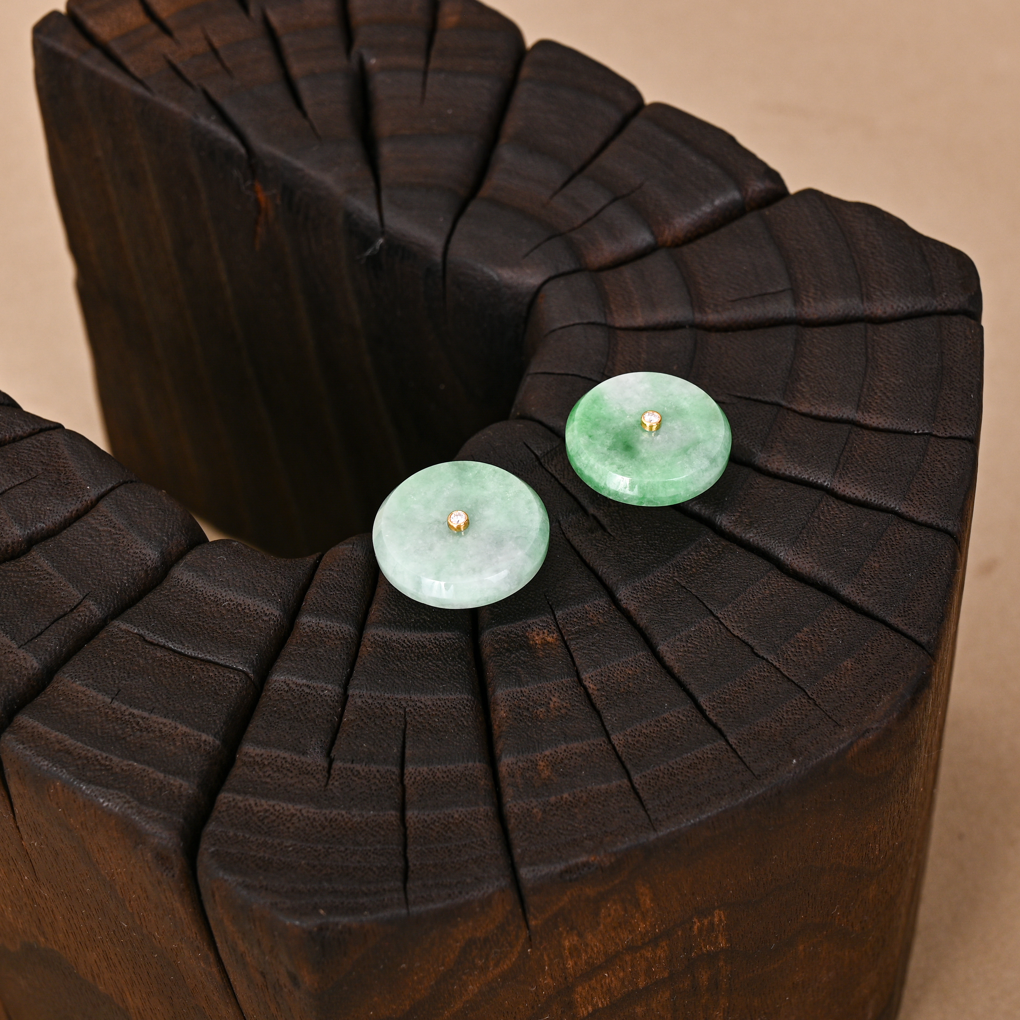 The Ping An Studs Serene Shield in green