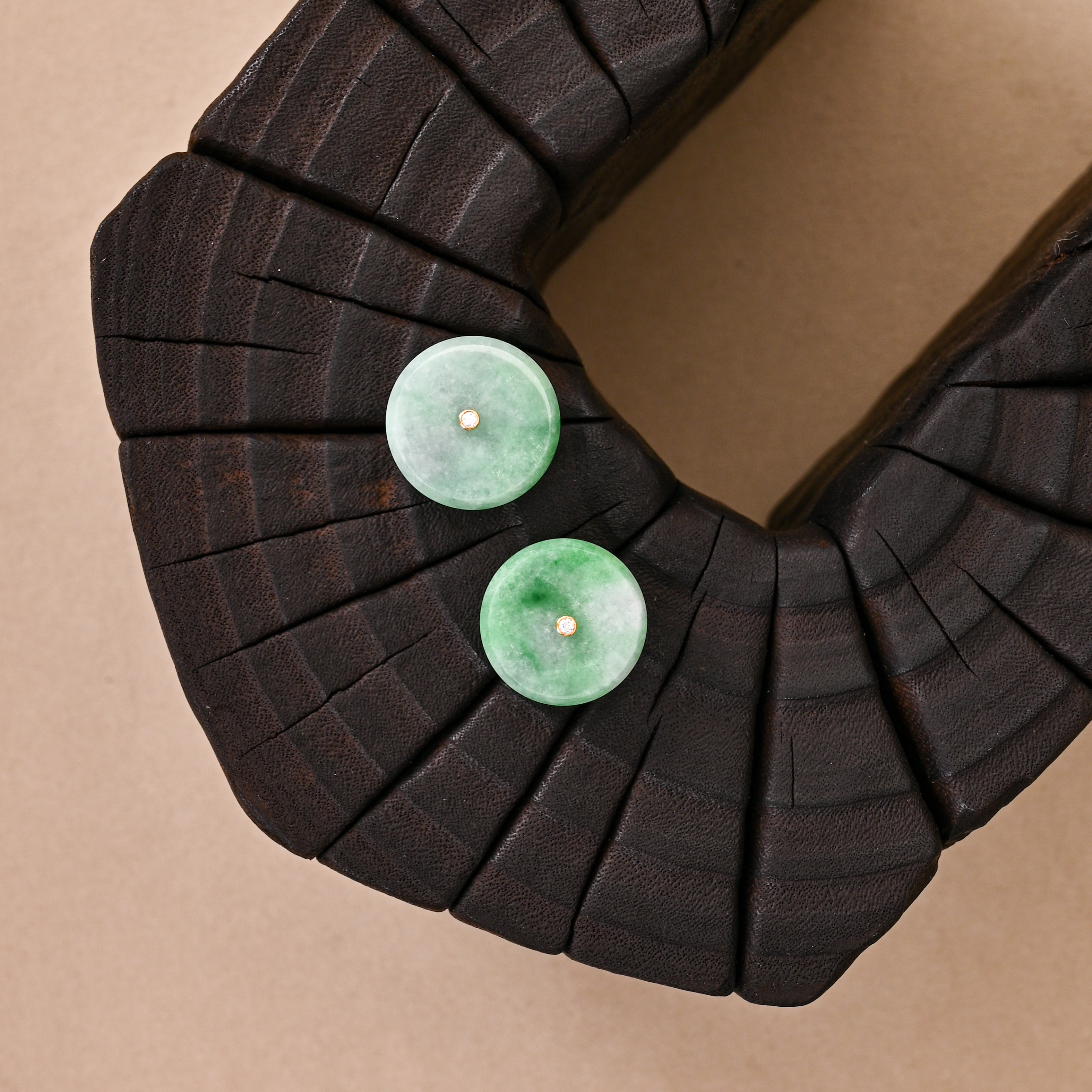 The Ping An Studs Serene Shield in green
