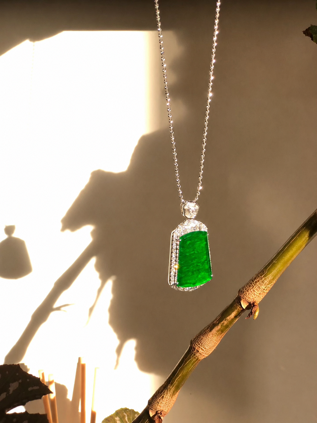 The "Sovereign Tablet" Pendant Necklace