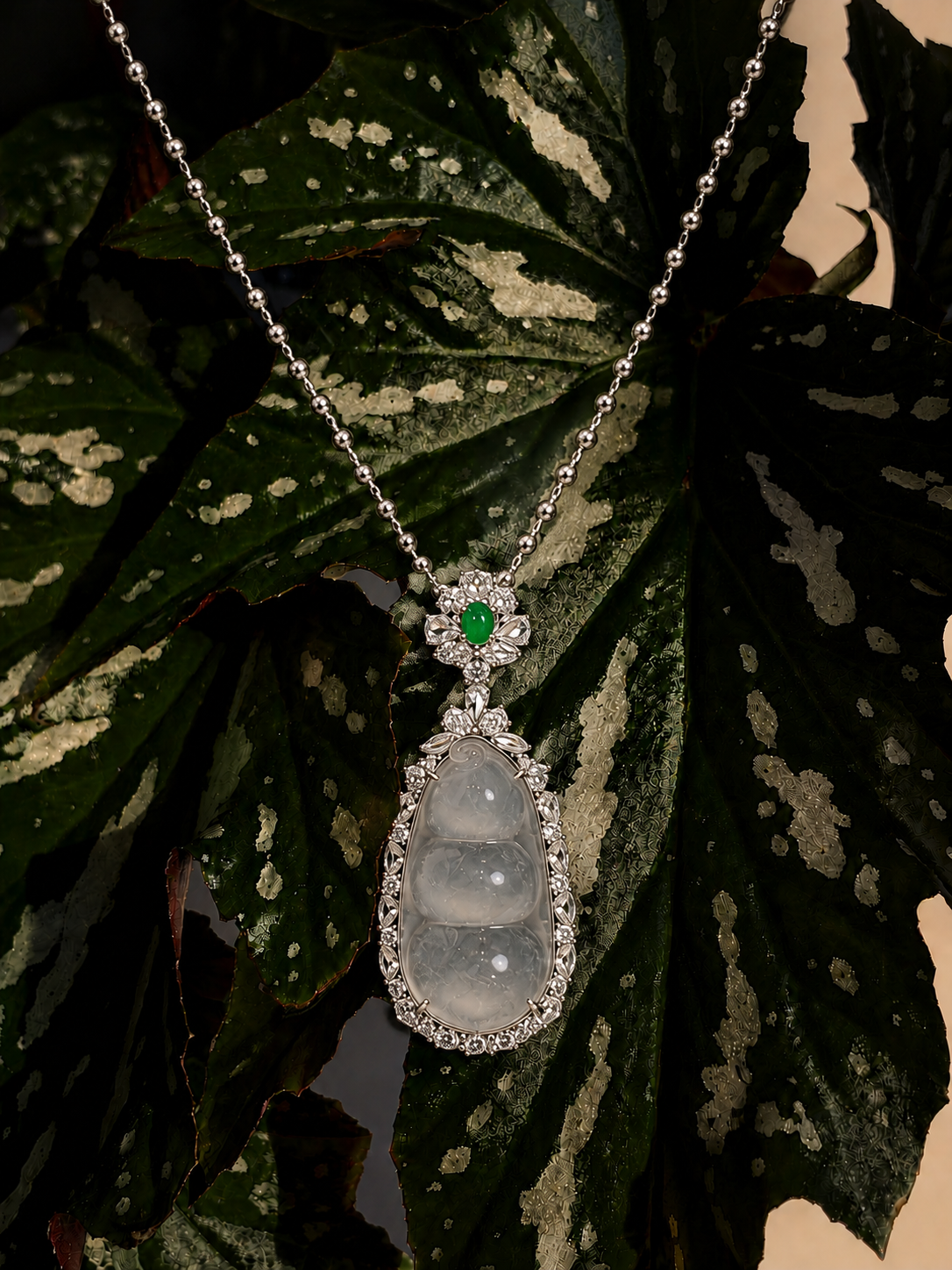 The "Trinity Dew" Pendant Necklace