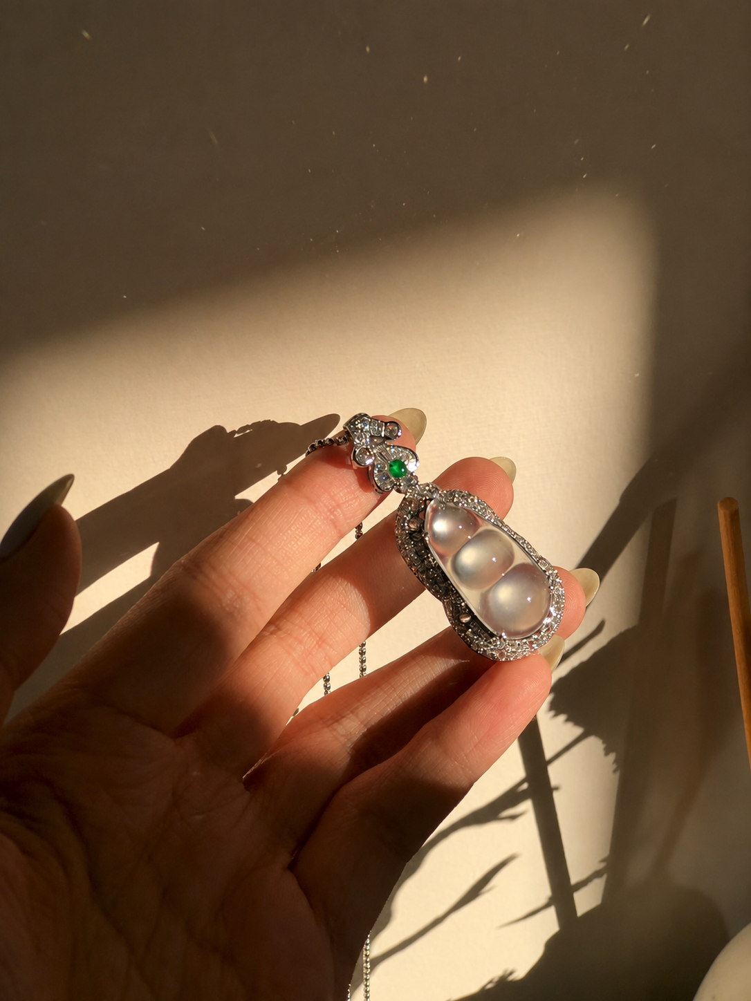 The "Trinity Dew" Pendant Necklace