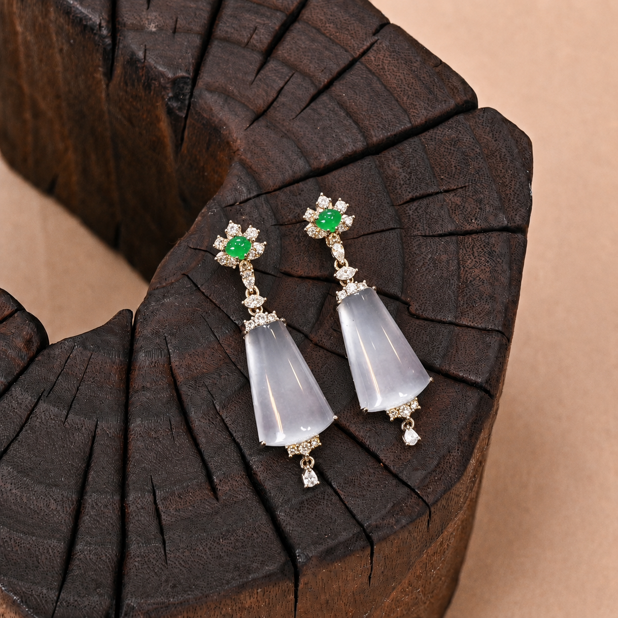 The "Glow" Jade Earrings