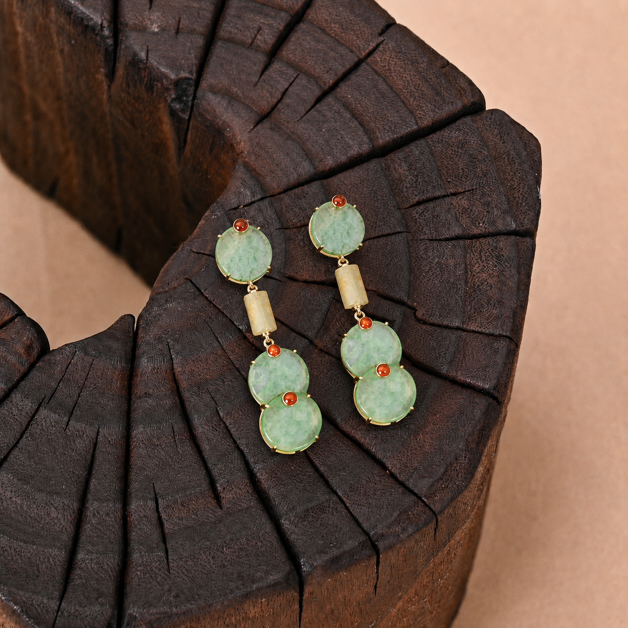 The "Axis" Jade Earrings